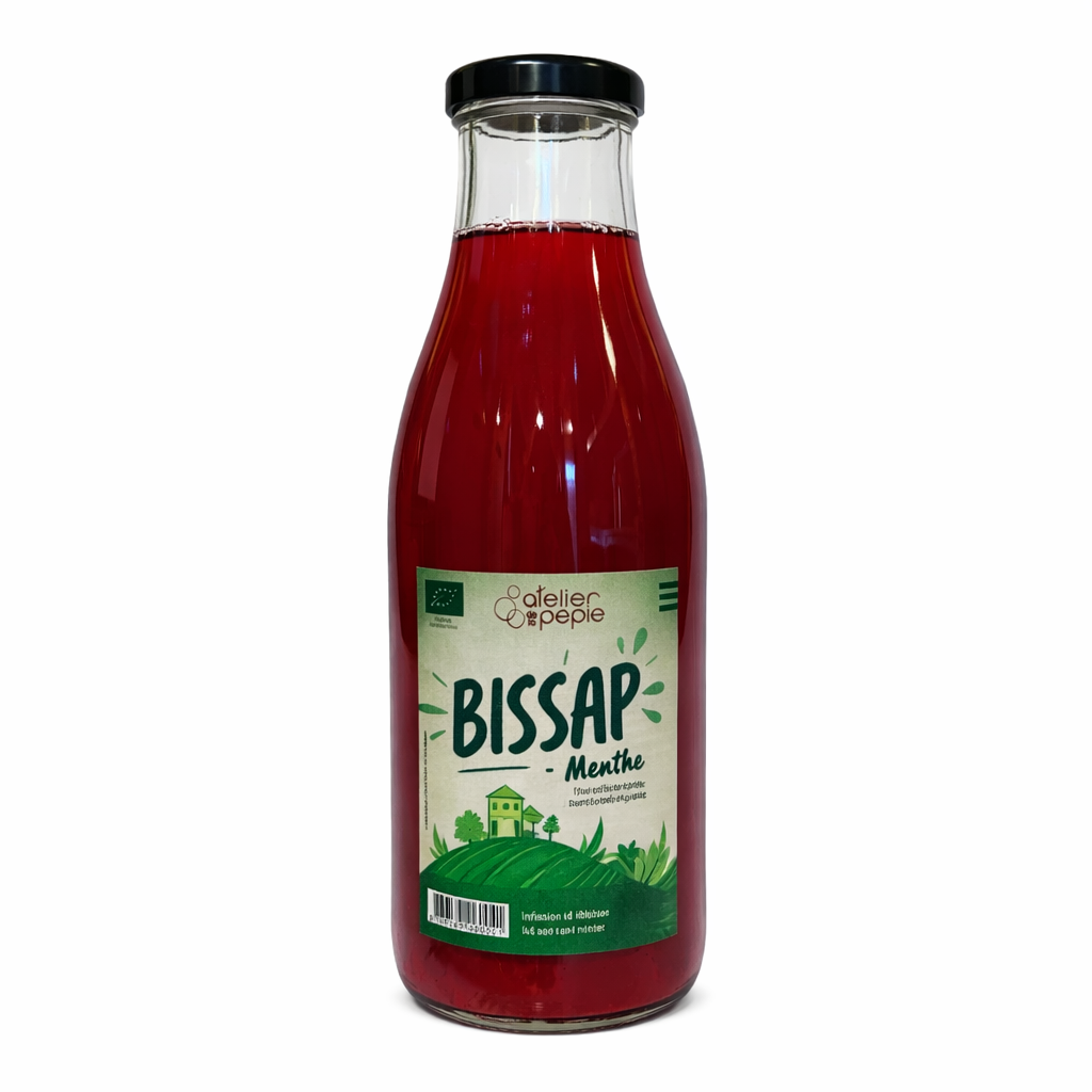 Bissap à la menthe par L’Atelier de la Pépie - 1L