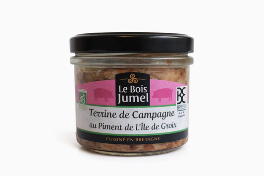 TERRINE DE CAMPAGNE BIO PIMENT DE L'ILE GROIX